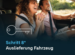Auslieferung Fahrzeug