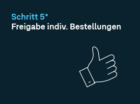 Freigabe indiv. Bestellungen