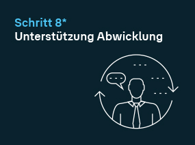 Unterstützung Abwicklung